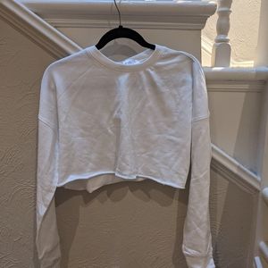 Misguided cropped sweatshirt and sweat short set